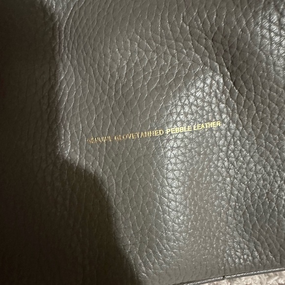 Coach Charcoal Leather Shoulder Bag - Picture 7 of 11